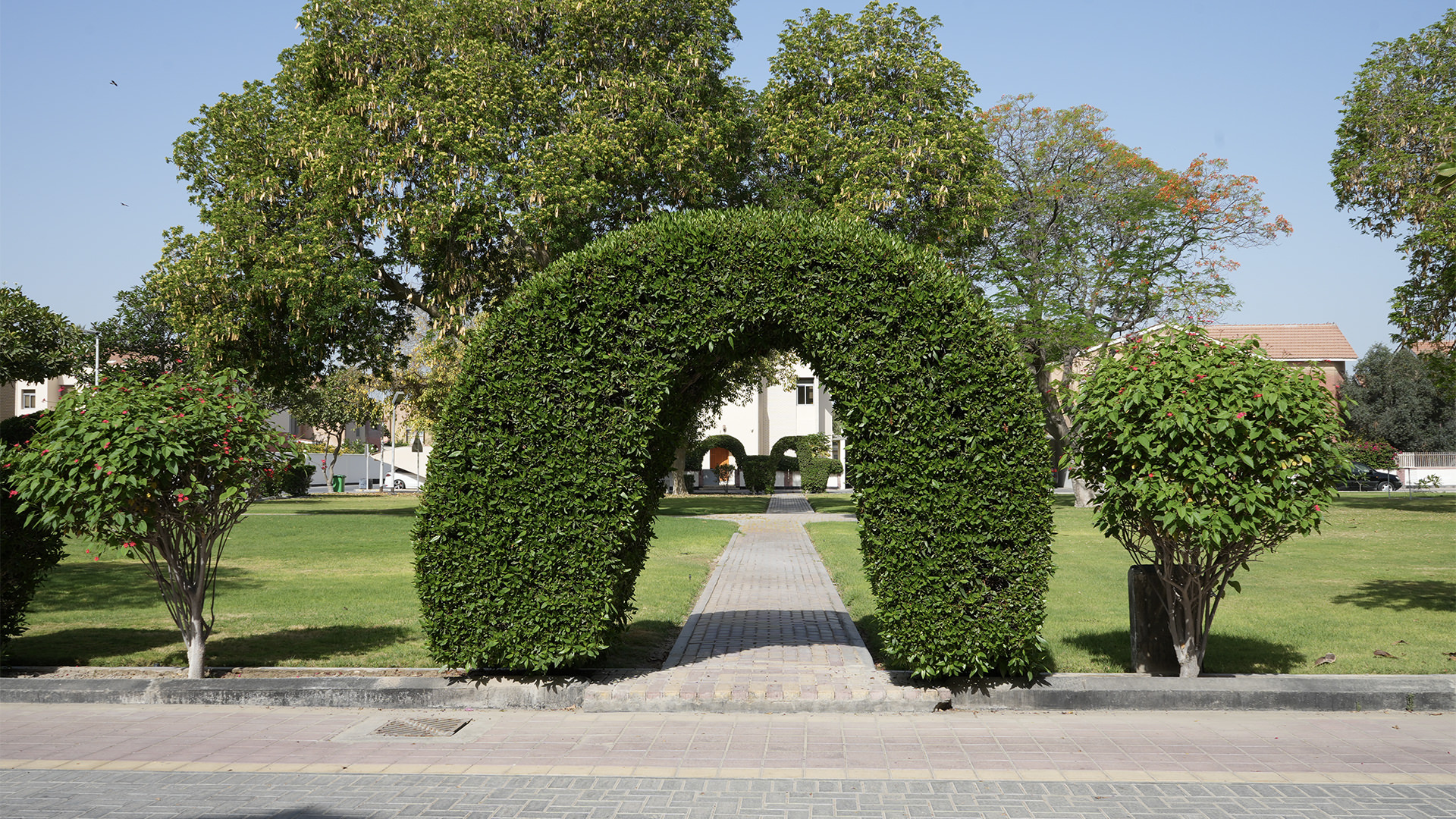 The main gate for Hani Garden