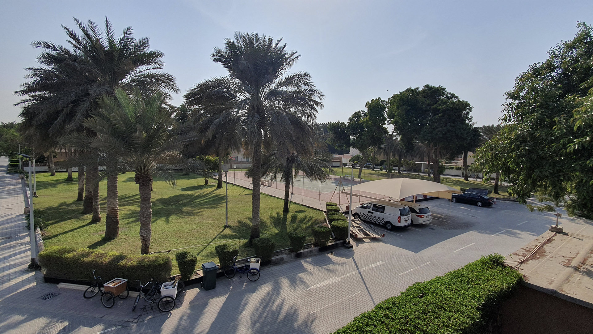 The main gate for Hani Garden